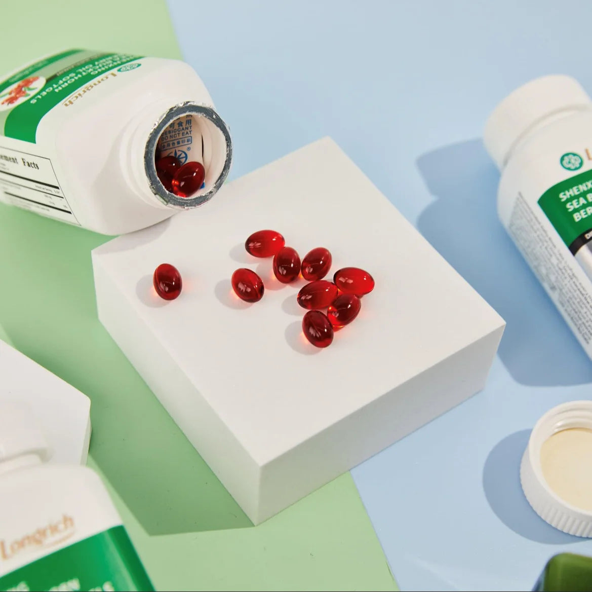 Longrich Sea Buckthorn Berry Oil (120 Softgels) immune Boosters