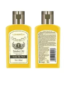 Longrich Snake Oil- For Arthritis, Stretch Mark & Acne Removal, Skin Glow 100% Pure 80ML (small)