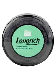 Longrich Natural Essence Bamboo Charcoal Soap/ Fights Acne, Pimples/ After Shave for Men 100gx3