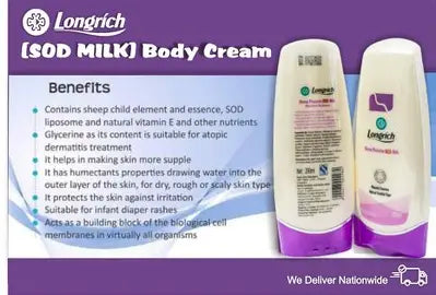 Longrich SOD Cream ( Sheep Placenta Sod Milk)